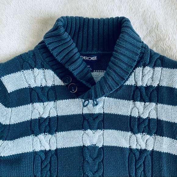 Kids Sweater Pullover Shawl Collar - Picture 2 of 7